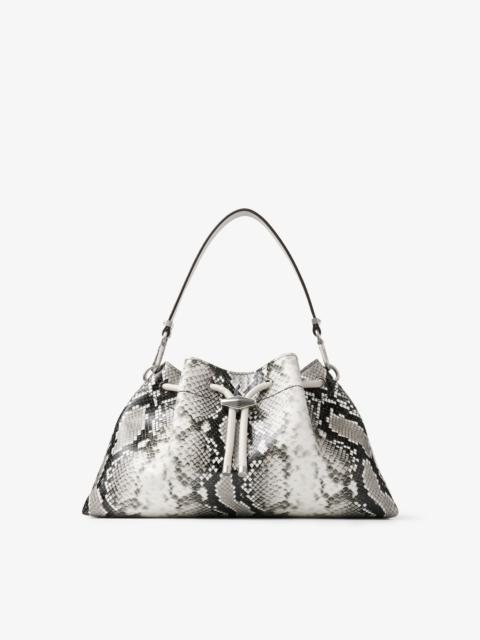 Bon Bon Bucket East-West
Roccia Snake Printed Leather Handbag