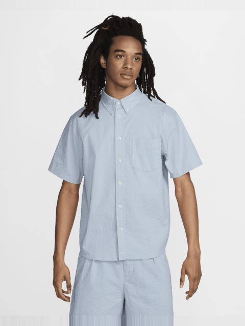 Nike Nike Life Men's Short-Sleeve Seersucker Button-Down Shirt