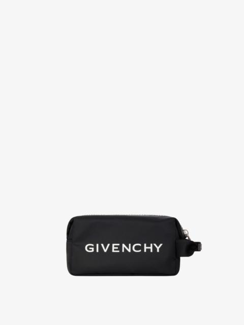 Givenchy G-ZIP TOILET POUCH IN NYLON