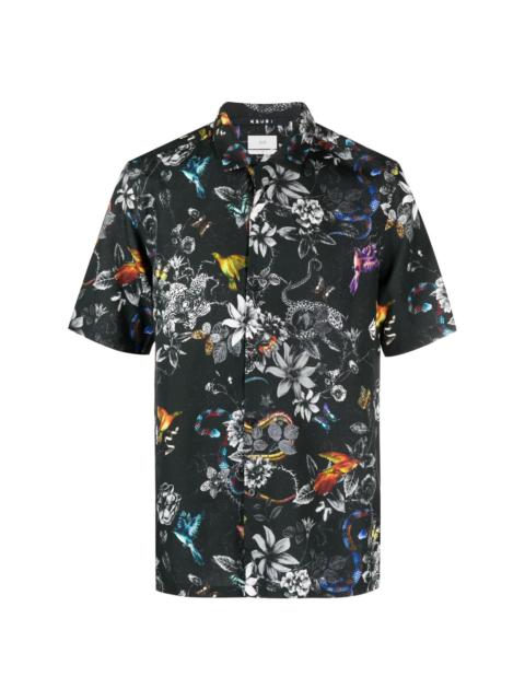 Ksubi Unearthly floral-print shirt