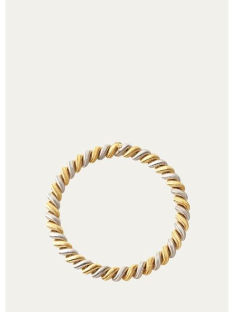 Buccellati Torsade 18K Yellow and White Gold Necklace
