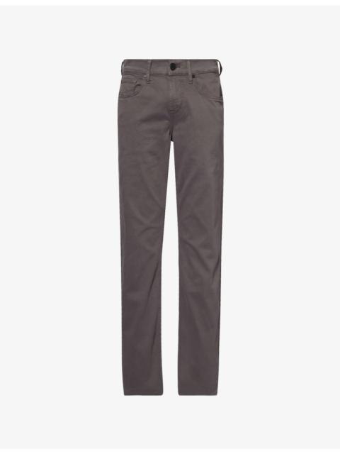 7 For All Mankind Slimmy Lux Performance Chino Tapered-Leg Stretch-Cotton Blend Trousers