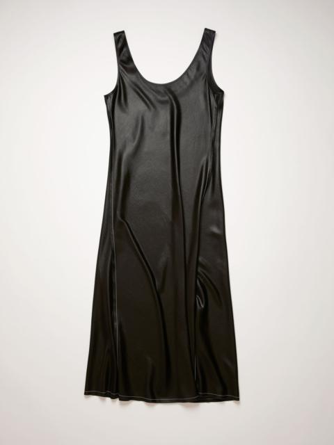 Acne Studios Sleeveless satin dress black