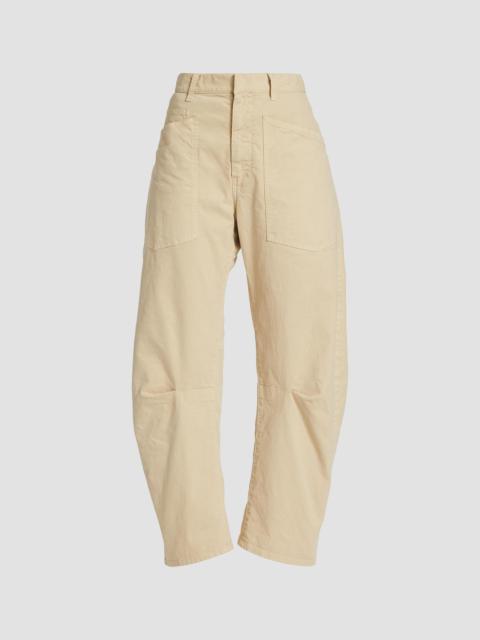 NILI LOTAN Women's Shon Cotton Twill Pants - Sandstone