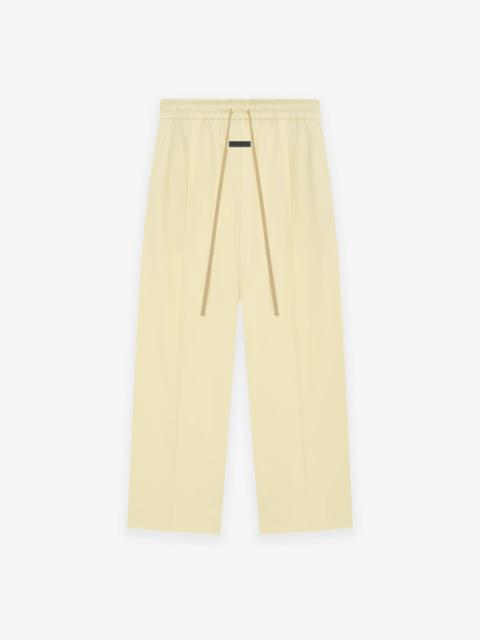 Wool Gabardine Wide Leg Pant