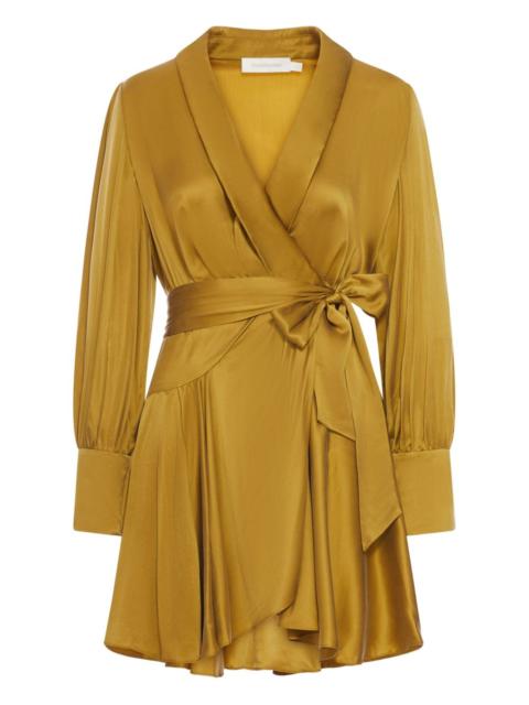 Zimmermann wrap ruffled midi dress