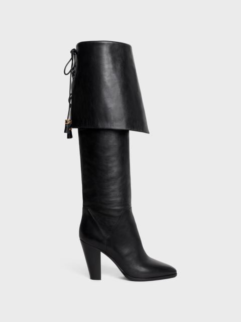 CELINE LA MOUSQUETAIRE HIGH BOOT CELINE WILTERN in CALFSKIN