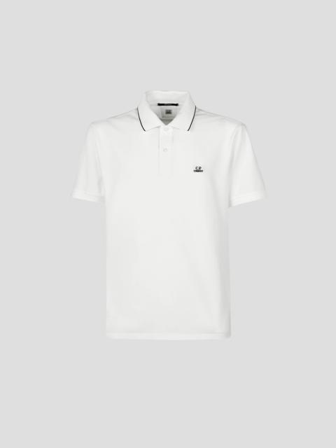 C.P. Company Stretch Piquet Striped Polo Shirt