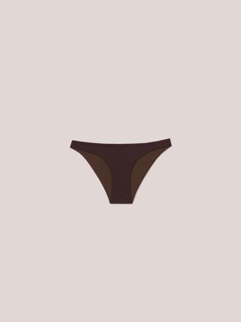 Nanushka ALBIN - Matte stretch bikini briefs - Brown