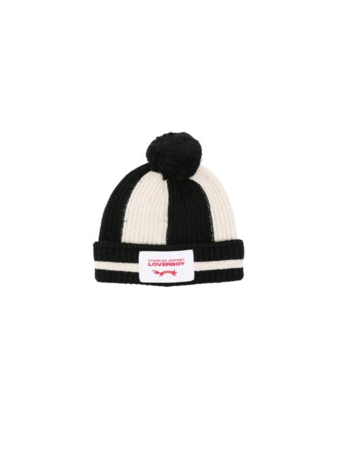 CHARLES JEFFREY LOVERBOY striped beanie