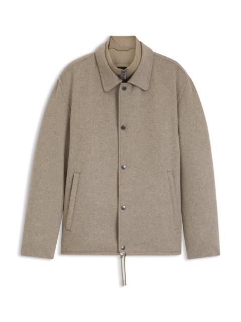 BOSS JACKET WITH ZIPPERED INNER LAYER IN HEAVYWEIGHT FABRIC