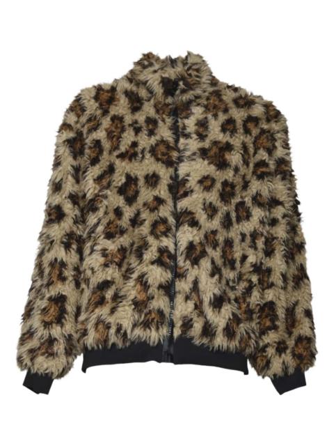 MSGM leopard-print zip jacket