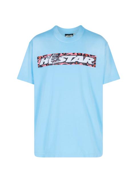 HELLSTAR Box Logo T-Shirt "Blue" HSR010