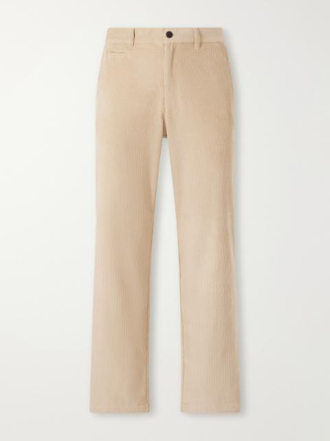 Portuguese Flannel Straight-Leg Cotton-Corduroy Trousers