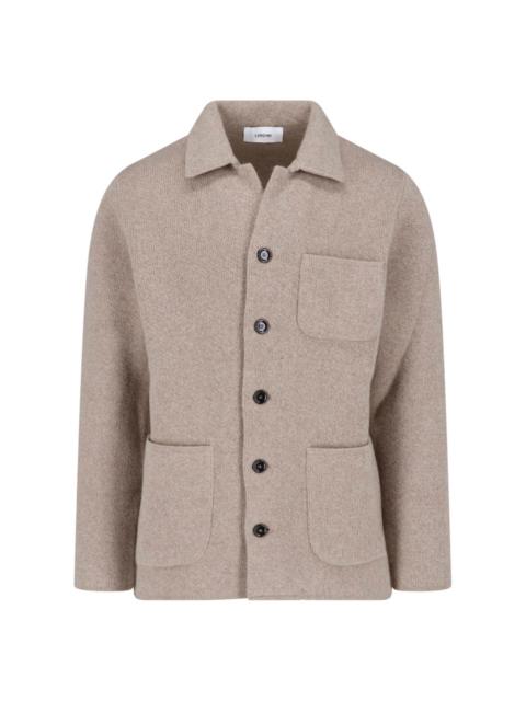 LARDINI CASHMERE BUTTON JACKET