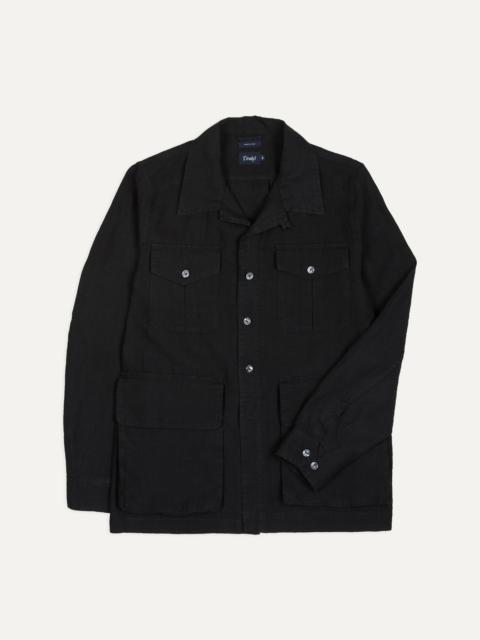 Drake's Black Linen Games Tunic
