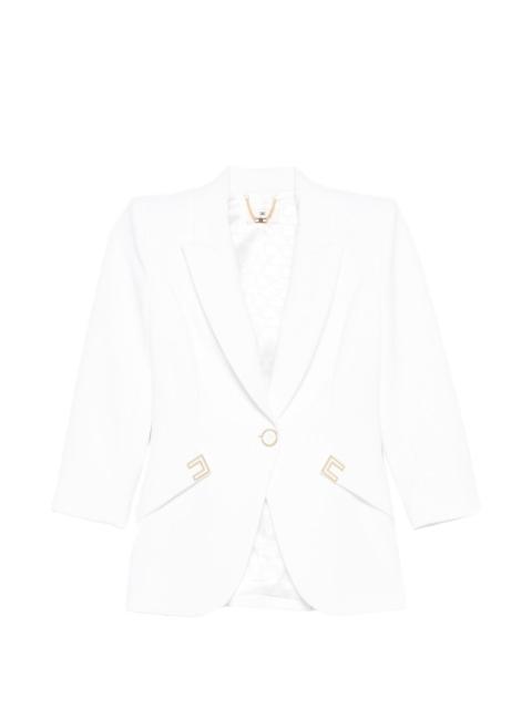 ELISABETTA FRANCHI gold-tone trim jacket