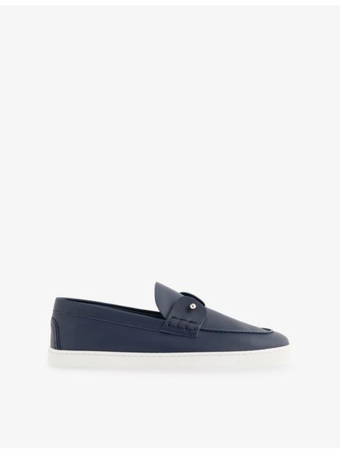 Christian Louboutin Chambeliboat Leather Boat Shoes