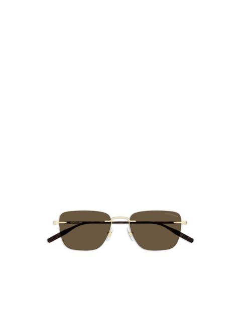 Montblanc square-frame sunglasses