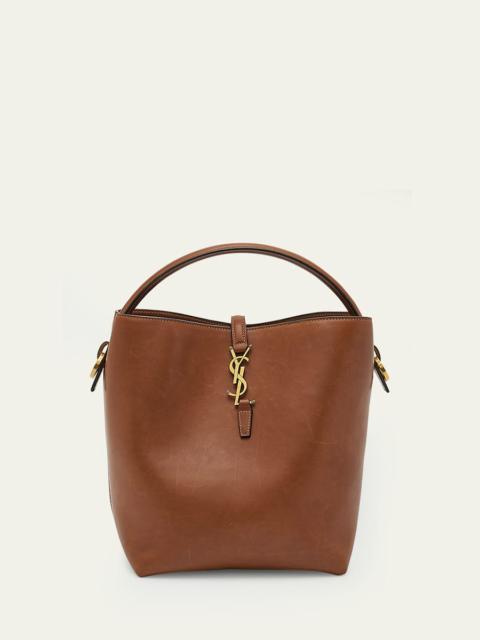 SAINT LAURENT Le 37 YSL Bucket Bag in Smooth Leather