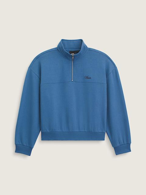 Vans Script Logo Mock Neck Sweatshirt