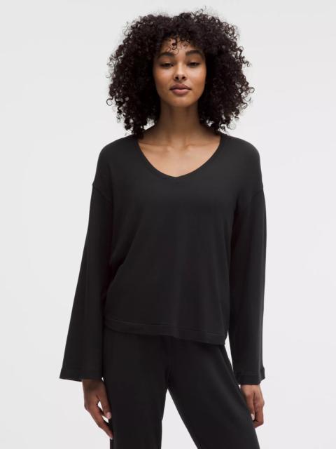 lululemon BeCalm V-Neck Bell Sleeve Shirt