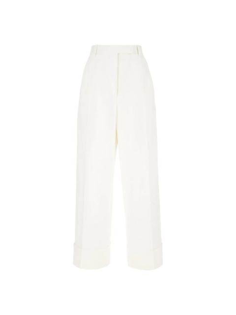 Thom Browne Linen Cotton High Waisted Trouser