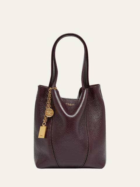 Chloé Spin Mini Tote Bag in Grained Calfskin