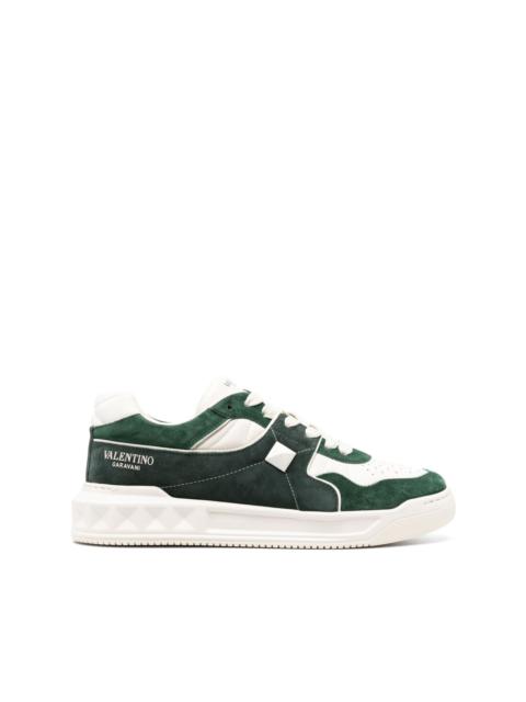 Valentino One Stud logo-print sneakers