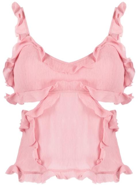 Acne Studios ruffled tank top