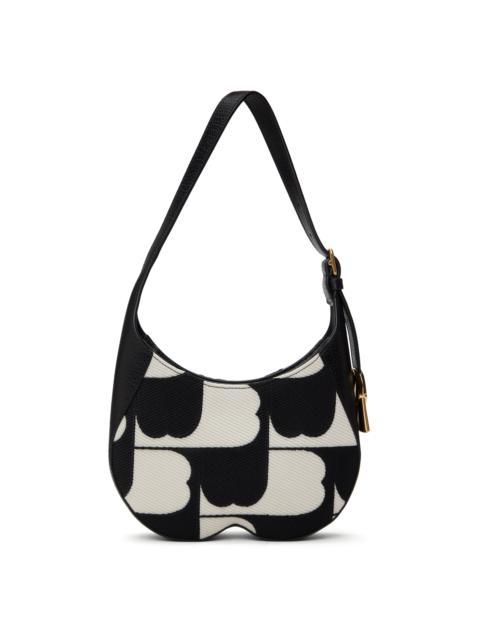 Black & White Small Chess Shoulder Bag