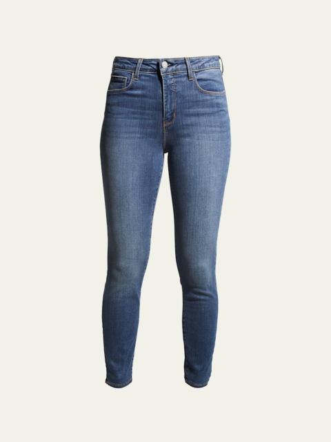 L'AGENCE Margot High-Rise Skinny Ankle Jeans