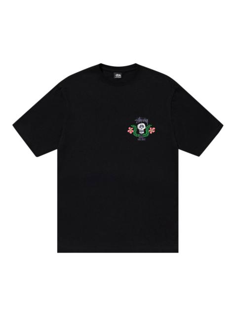 Stussy Skull Crest Tee 'Black'