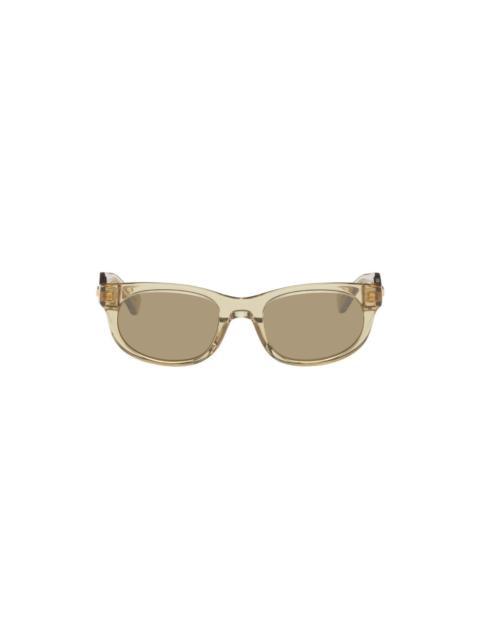 Bottega Veneta Brown Round Sunglasses