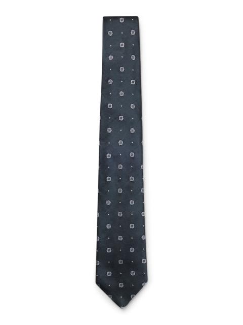 BOSS BOSS ONE SILK TIE WITH JACQUARD PATTERN