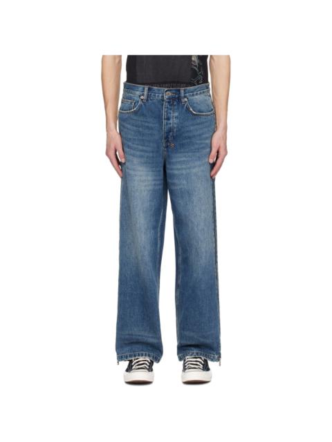 Ksubi Indigo Trippie Redd Edition Maxx Zip Trip Jeans