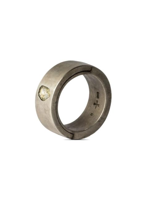 Parts of Four Sistema sterling silver diamond ring