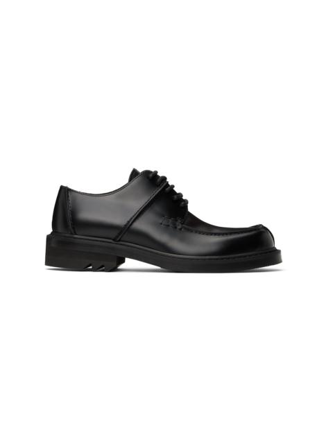 Dries Van Noten Black Leather Derbys