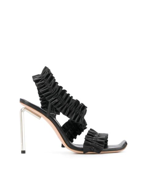 Off-White Allan ruffle sandals