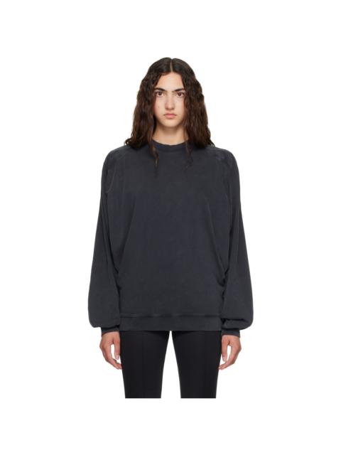 MUGLER Black Bat Long Sleeve T-shirt