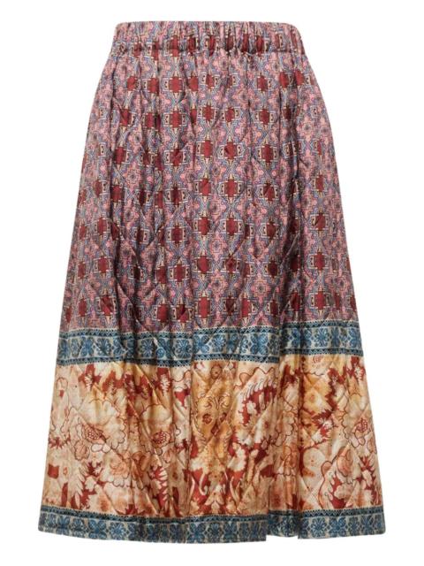 Pierre-Louis Mascia geometric-pattern midi skirt