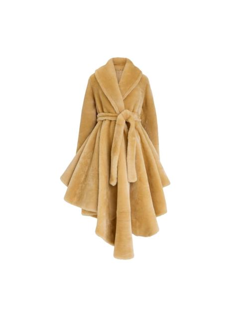 Alaïa MERINO SHEARLING WRAP COAT