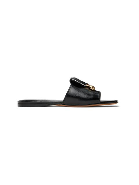 Marni Black Leather Trunkaroo Sandals