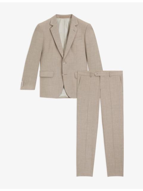 BOSS Beckham x BOSS Slim-Fit Single-Breasted Wool Suit