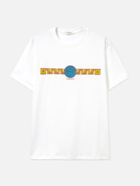 VERSACE PRINTED COTTON-JERSEY SLIM T-SHIRT