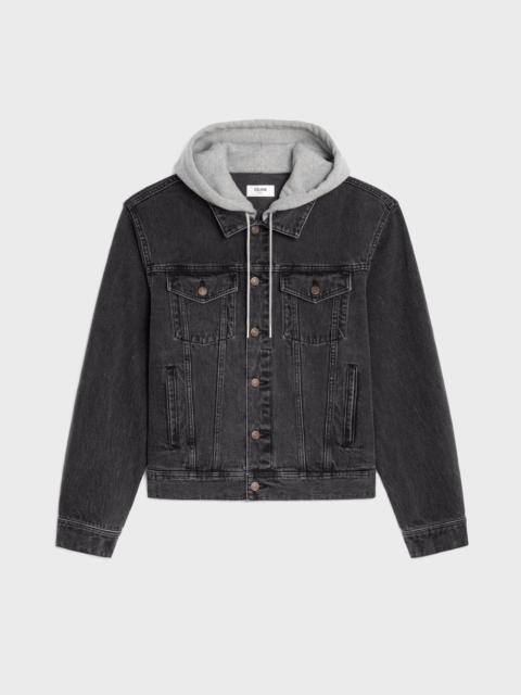 CELINE セリーヌCHAINSTITCH TRUCKER JACKET Black Leather Trucker Jacket | CELINE HOMME | MR PORTER