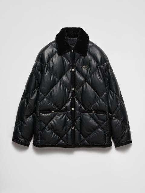 Prada Quilted nappa leather caban