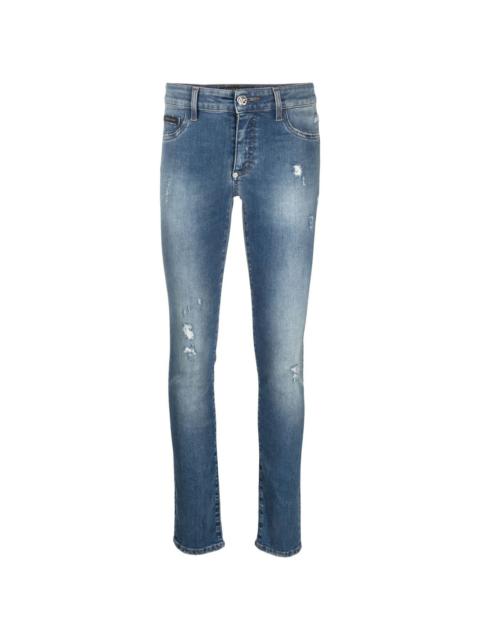PHILIPP PLEIN high-rise skinny-cut jeans