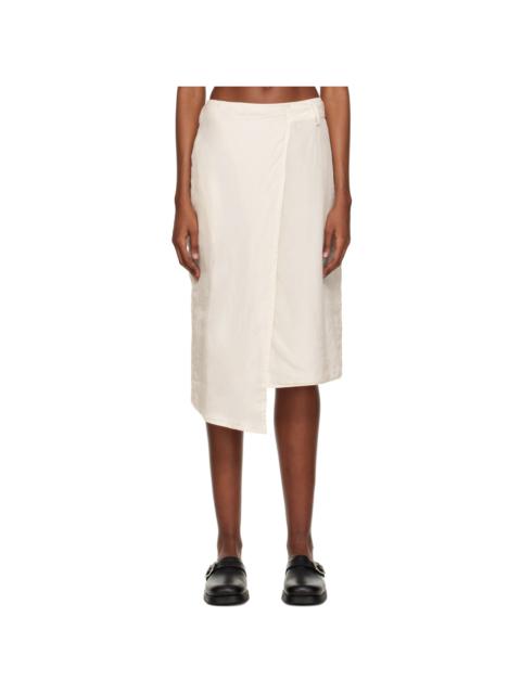 Off-White Work Sarong Midi Skirt