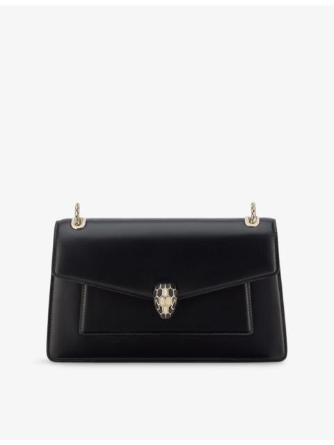 BVLGARI Serpenti Forever Medium Leather Shoulder Bag